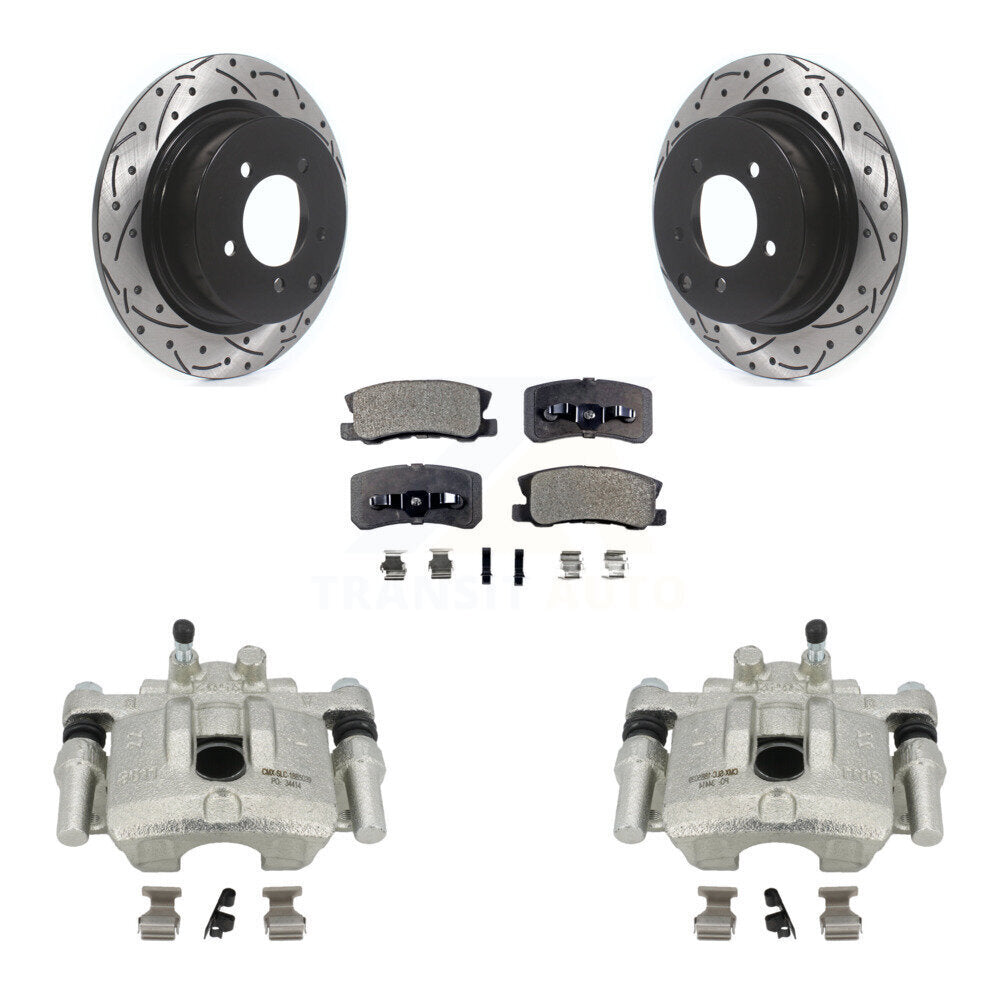 Transit Auto KCD-100533P Disc Brake Kit for 2008-2017 Mitsubishi Lancer, Dodge Caliber - Rear product image