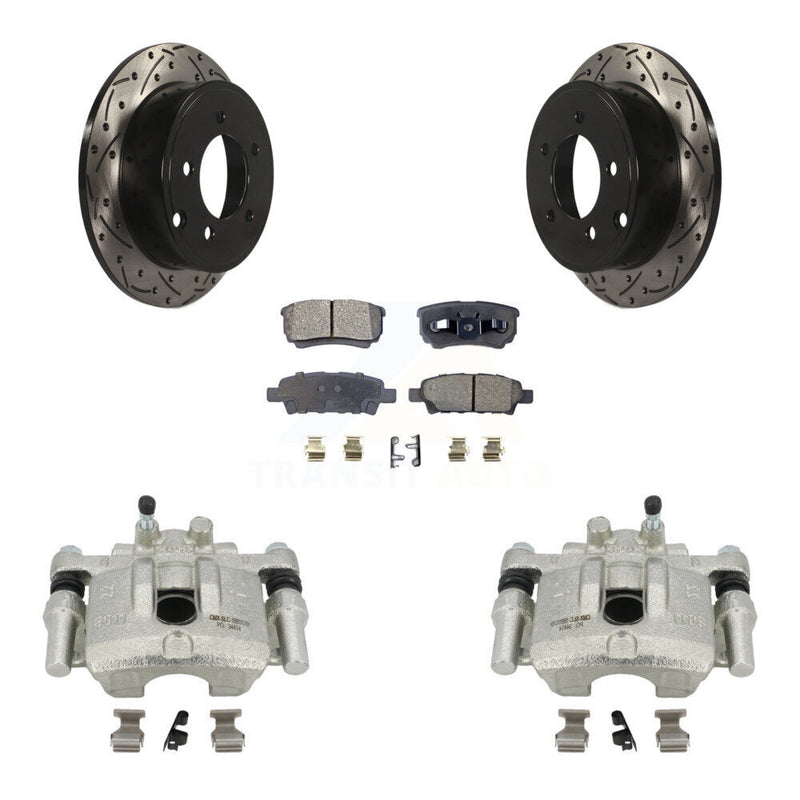 Transit Auto KCD-100534T Disc Brake Kit for 2007-2017 Jeep Compass, Mitsubishi Lancer, Chrysler 200 & more - Rear product image