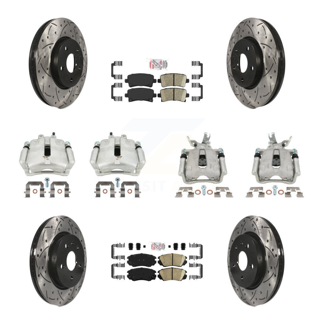 Transit Auto KCD-100535N Disc Brake Kit for 2016 Chevrolet Malibu Limited - Front and Rear product image
