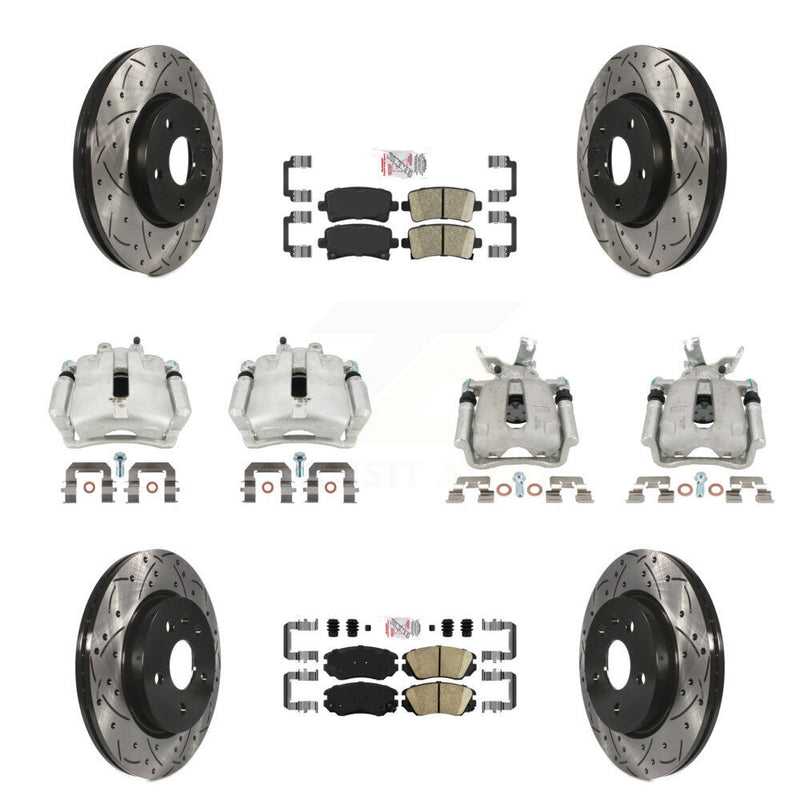 Transit Auto KCD-100535N Disc Brake Kit for 2016 Chevrolet Malibu Limited - Front and Rear product image