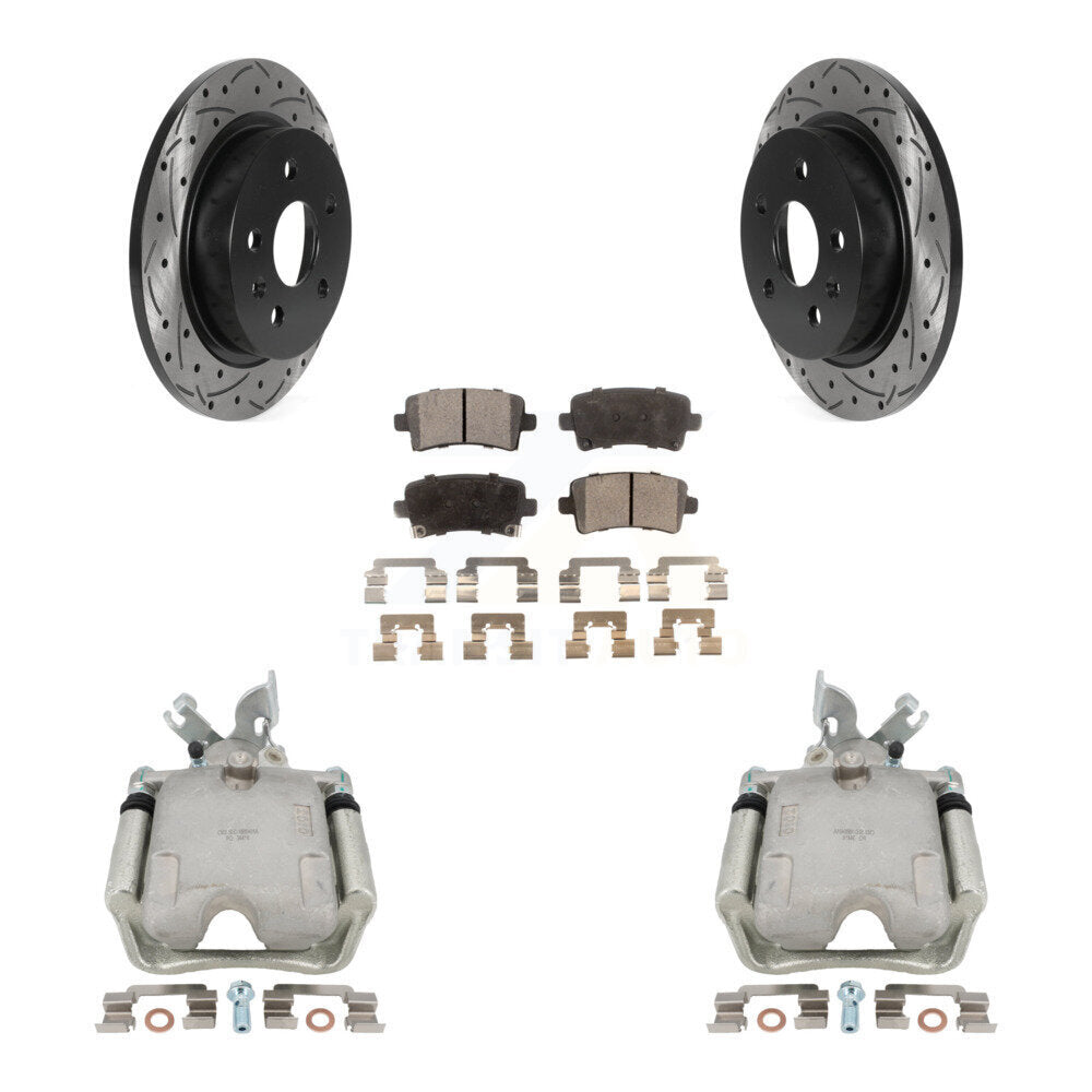 Transit Auto KCD-100535P Disc Brake Kit for 2011-2017 Buick LaCrosse, Buick Regal - Rear product image