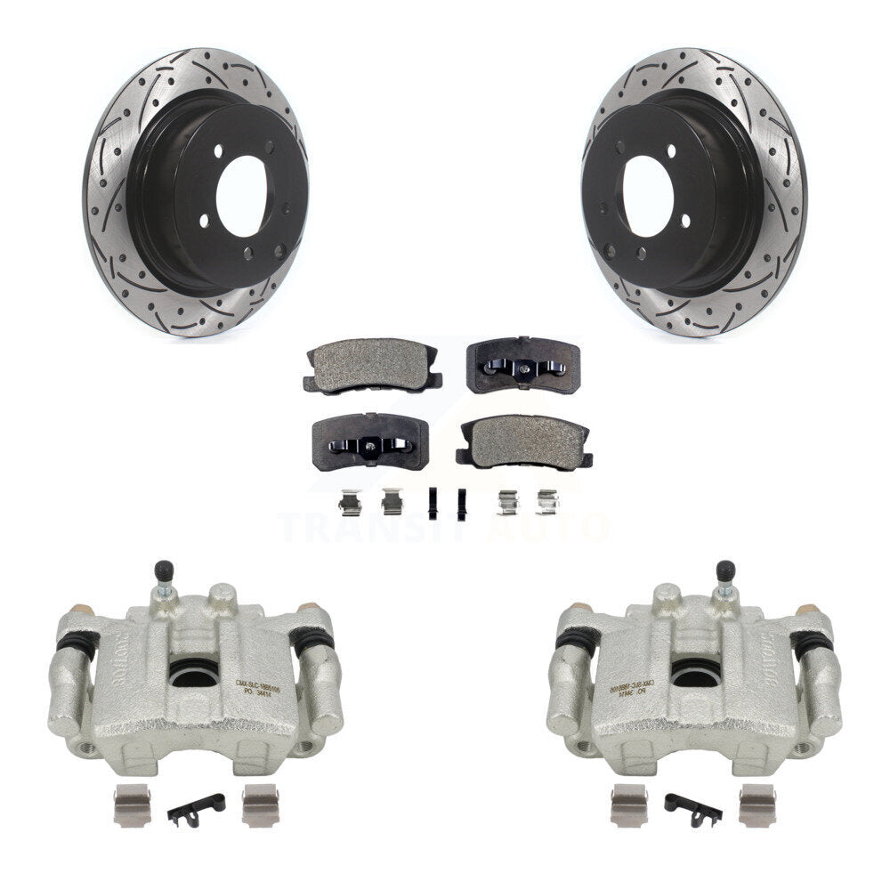 Transit Auto KCD-100535T Disc Brake Kit for 2007-2017 Jeep Compass, Mitsubishi Lancer, Mitsubishi Outlander & more - Rear product image