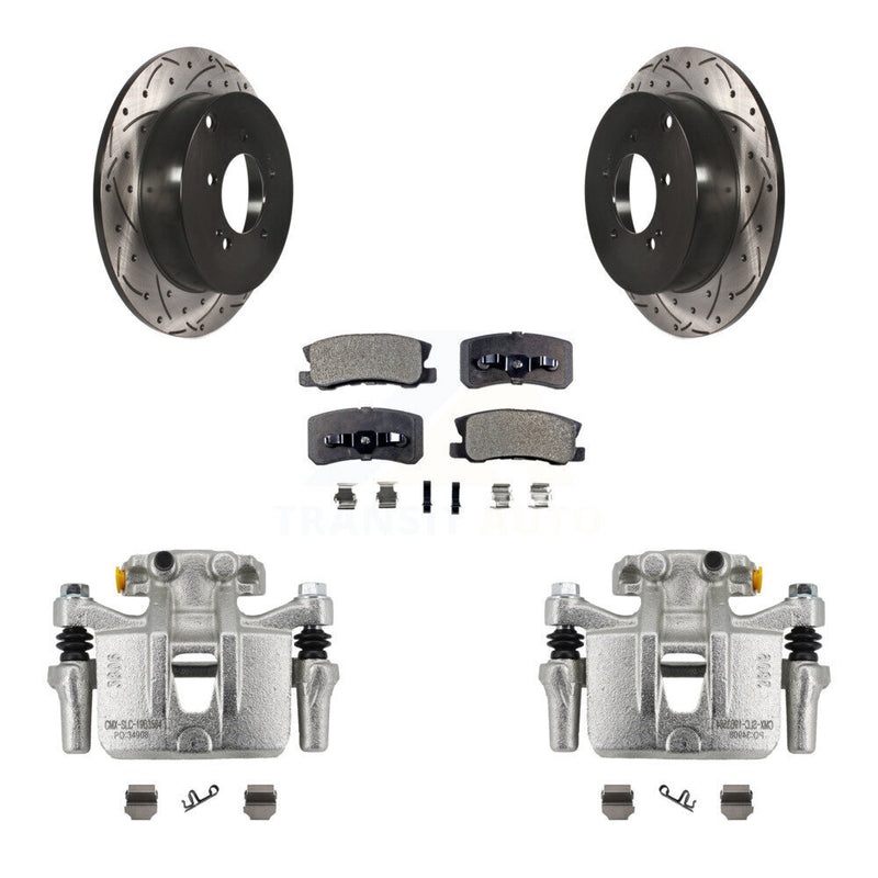 Transit Auto KCD-100536T Disc Brake Kit for 2007-2015 Mitsubishi Outlander, Mitsubishi Lancer - Rear product image