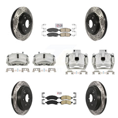 Transit Auto KCD-100537N Disc Brake Kit for 2007-2017 GMC Acadia Limited, Chevrolet Traverse, Buick Enclave & more - Front and Rear product image