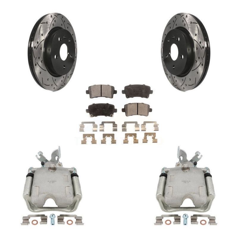 Transit Auto KCD-100537P Disc Brake Kit for 2011-2020 Cadillac XTS, Chevrolet Impala, Chevrolet Malibu & more - Rear product image