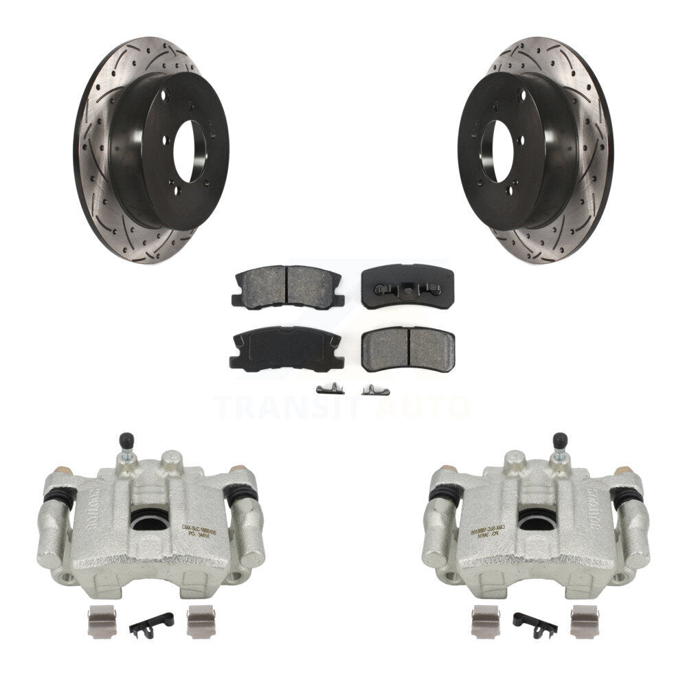 Transit Auto KCD-100537S Disc Brake Kit for 2011-2012 Mitsubishi Outlander - Rear product image