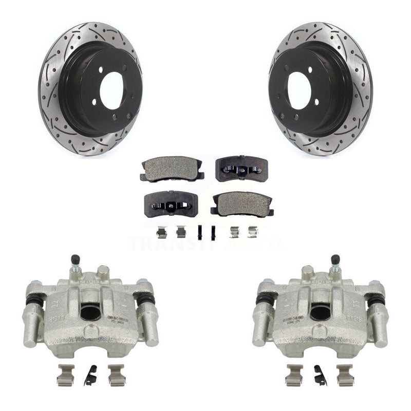 Transit Auto KCD-100537T Disc Brake Kit for 2008-2017 Mitsubishi Lancer, Dodge Caliber - Rear product image