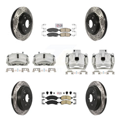 Transit Auto KCD-100539N Disc Brake Kit for 2007-2017 GMC Acadia Limited, Chevrolet Traverse, Buick Enclave & more - Front and Rear product image