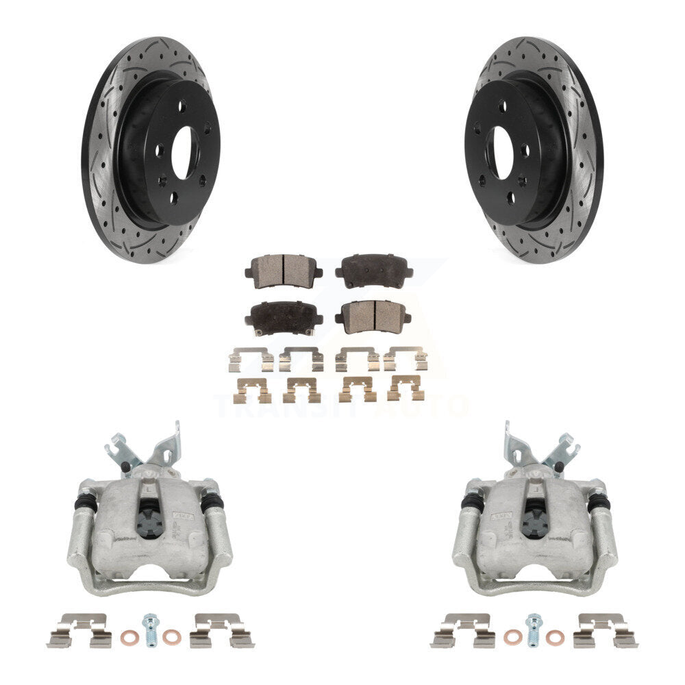 Transit Auto KCD-100539T Disc Brake Kit for 2011-2017 Chevrolet Malibu, Buick LaCrosse, Buick Regal - Rear product image