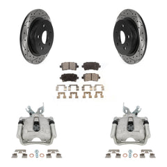 Transit Auto KCD-100539T Disc Brake Kit for 2011-2017 Chevrolet Malibu, Buick LaCrosse, Buick Regal - Rear product image