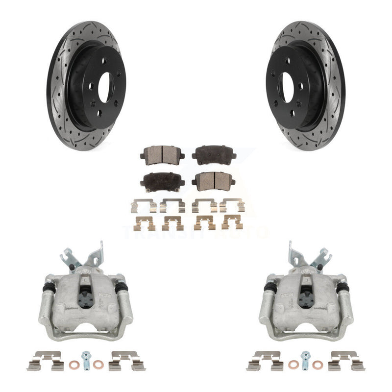Transit Auto KCD-100539T Disc Brake Kit for 2011-2017 Chevrolet Malibu, Buick LaCrosse, Buick Regal - Rear product image
