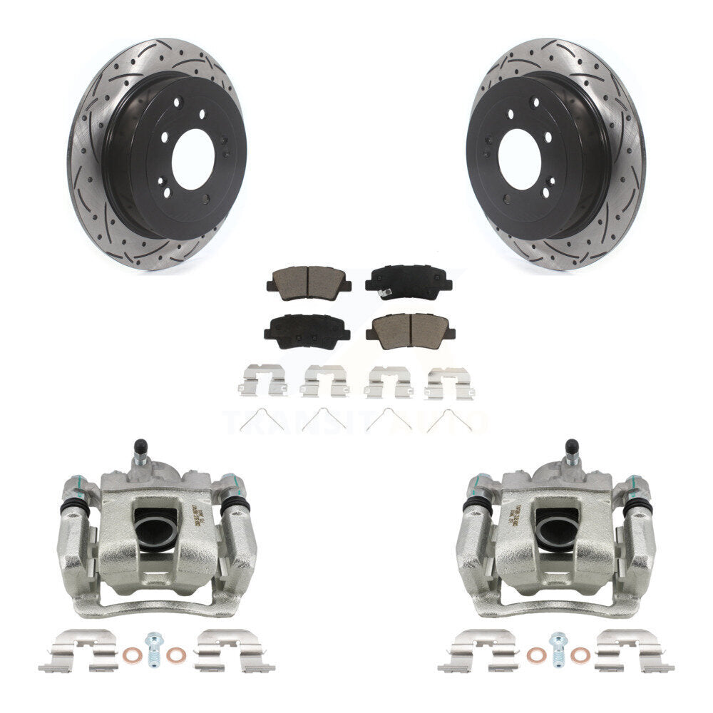 Transit Auto KCD-100540C Disc Brake Kit for 2016-2021 Hyundai Tucson, Kia Sportage - Rear product image