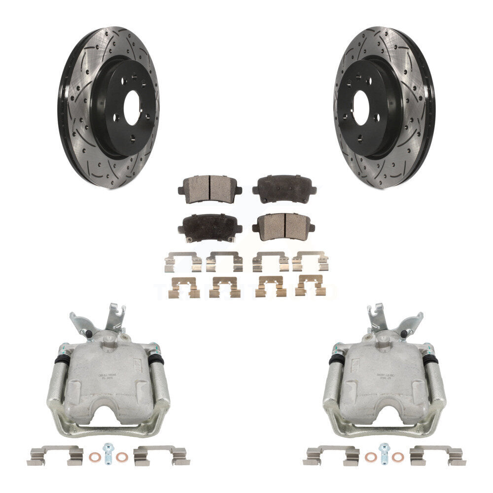 Transit Auto KCD-100540P Disc Brake Kit for 2014-2015 Chevrolet Malibu - Rear product image