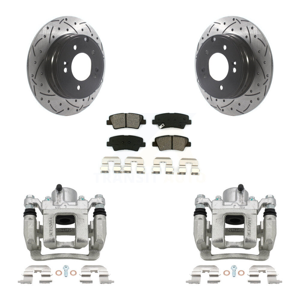 Transit Auto KCD-100540S Disc Brake Kit for 2011-2015 Hyundai Sonata, Kia Optima - Rear product image