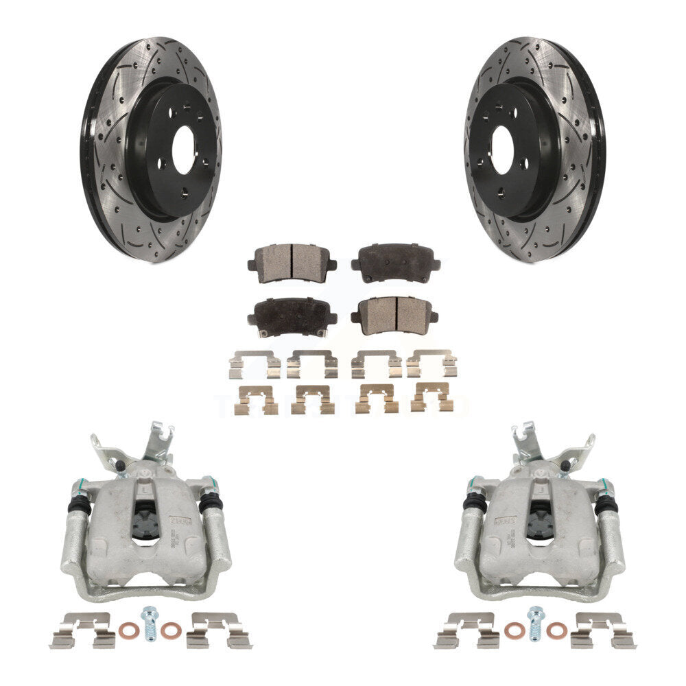 Transit Auto KCD-100541P Disc Brake Kit for 2016 Chevrolet Malibu Limited - Rear product image