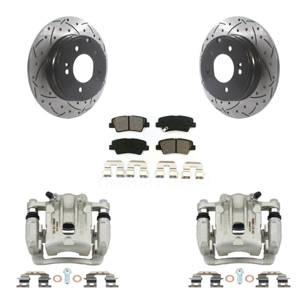 Transit Auto KCD-100541S Disc Brake Kit for 2011-2017 Hyundai Azera, Kia Optima - Rear product image