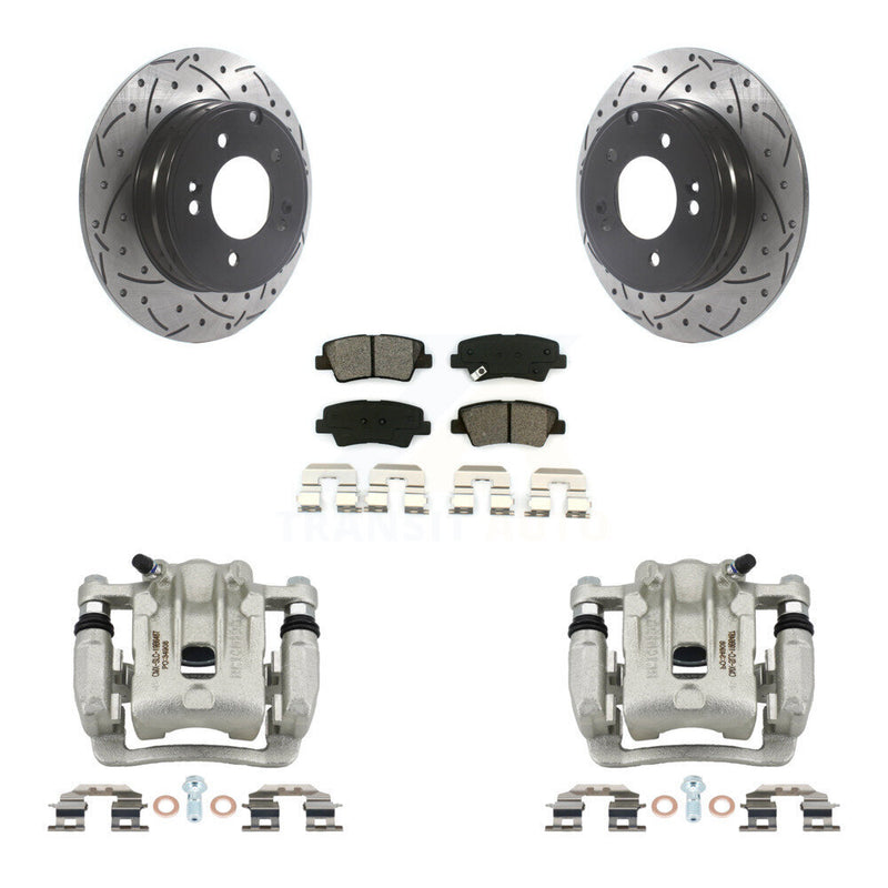 Transit Auto KCD-100541S Disc Brake Kit for 2011-2017 Hyundai Azera, Kia Optima - Rear product image