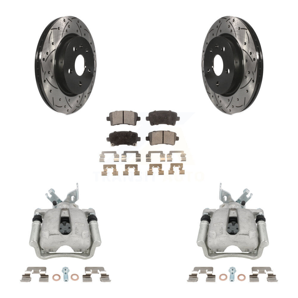 Transit Auto KCD-100541T Disc Brake Kit for 2011-2017 Buick LaCrosse, Buick Regal - Rear product image