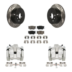 Transit Auto KCD-100542C Disc Brake Kit for 2012-2018 Lexus ES300h, Lexus ES350, Toyota Avalon & more - Rear product image
