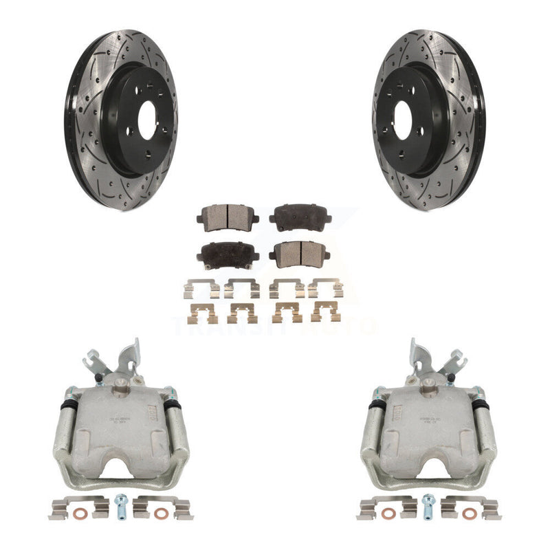Transit Auto KCD-100542T Disc Brake Kit for 2011-2020 Cadillac XTS, Chevrolet Impala, Chevrolet Malibu & more - Rear product image