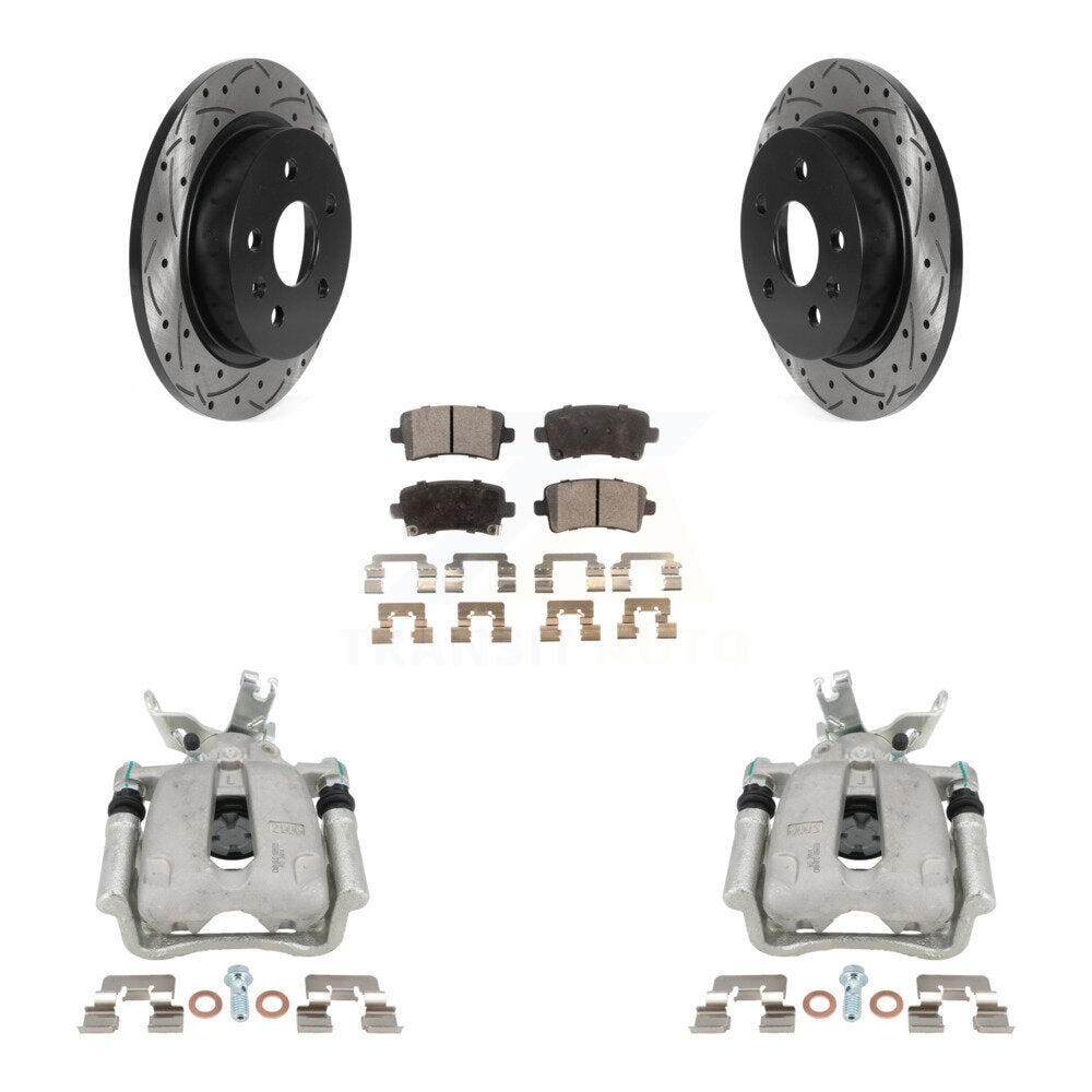 Transit Auto KCD-100543T Disc Brake Kit for 2014-2016 Chevrolet Malibu Limited, Chevrolet Malibu - Rear product image
