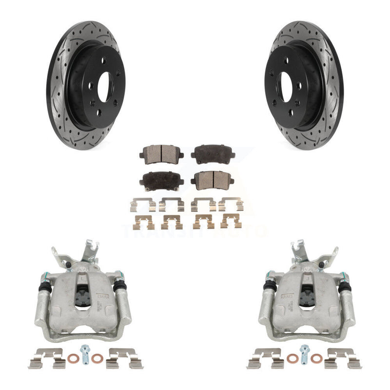 Transit Auto KCD-100543T Disc Brake Kit for 2014-2016 Chevrolet Malibu Limited, Chevrolet Malibu - Rear product image