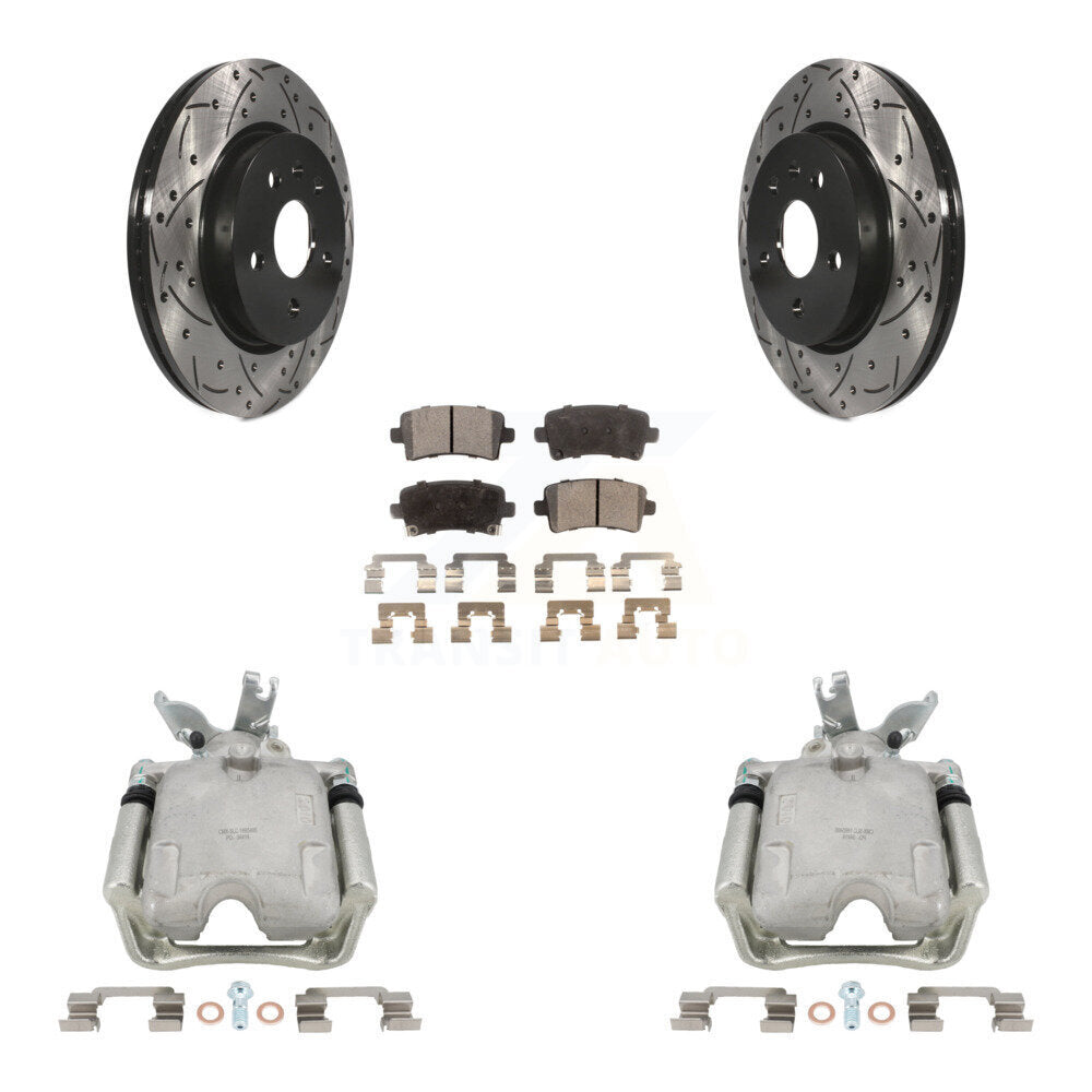 Transit Auto KCD-100544T Disc Brake Kit for 2014-2015 Chevrolet Malibu - Rear product image