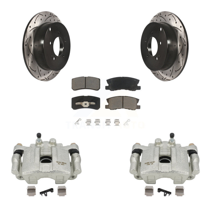 Transit Auto KCD-100545C Disc Brake Kit for 2011-2012 Mitsubishi Outlander - Rear product image