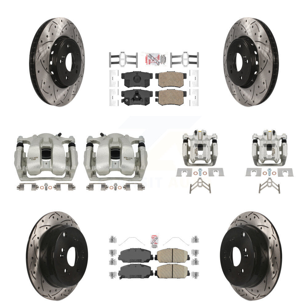 Transit Auto KCD-100545N Disc Brake Kit for 2016-2018 Acura RDX - Front and Rear product image