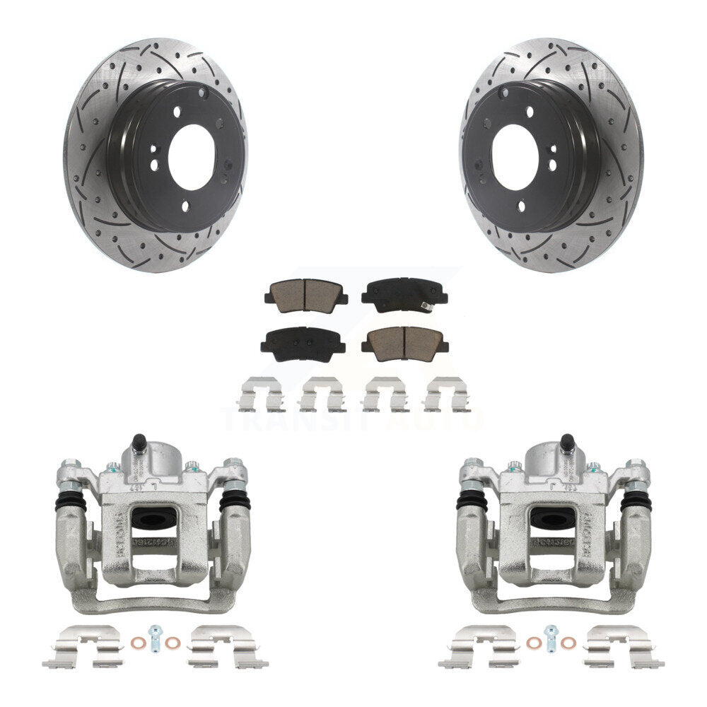 Transit Auto KCD-100548C Disc Brake Kit for 2011-2015 Hyundai Sonata, Kia Optima - Rear product image