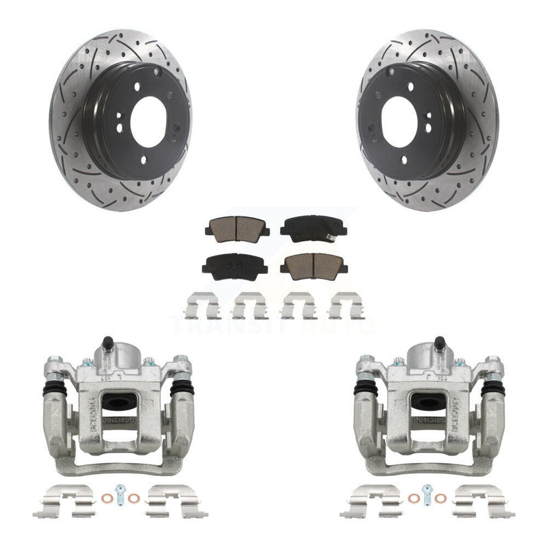 Transit Auto KCD-100548C Disc Brake Kit for 2011-2015 Hyundai Sonata, Kia Optima - Rear product image