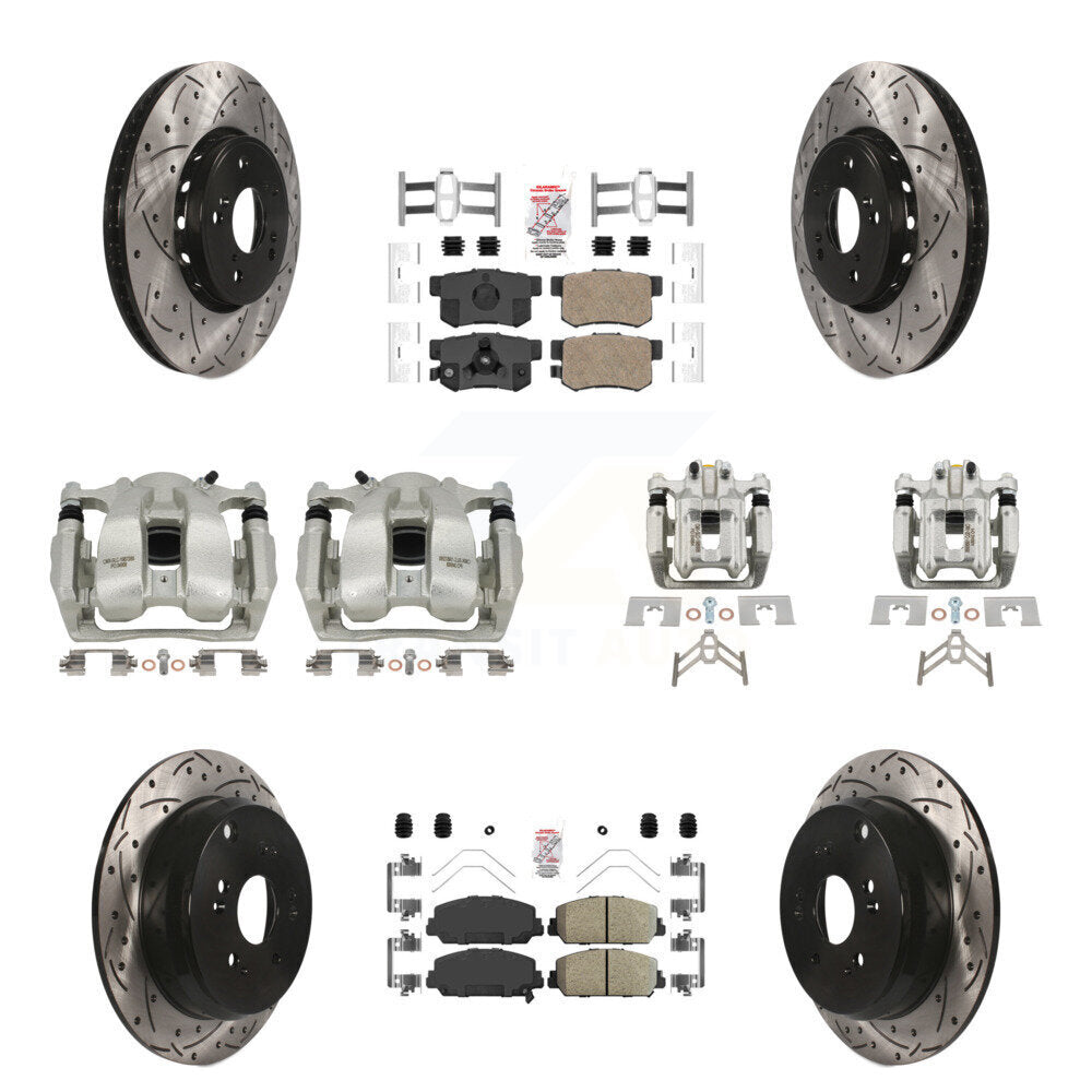 Transit Auto KCD-100548N Disc Brake Kit for 2016-2018 Acura RDX - Front and Rear product image