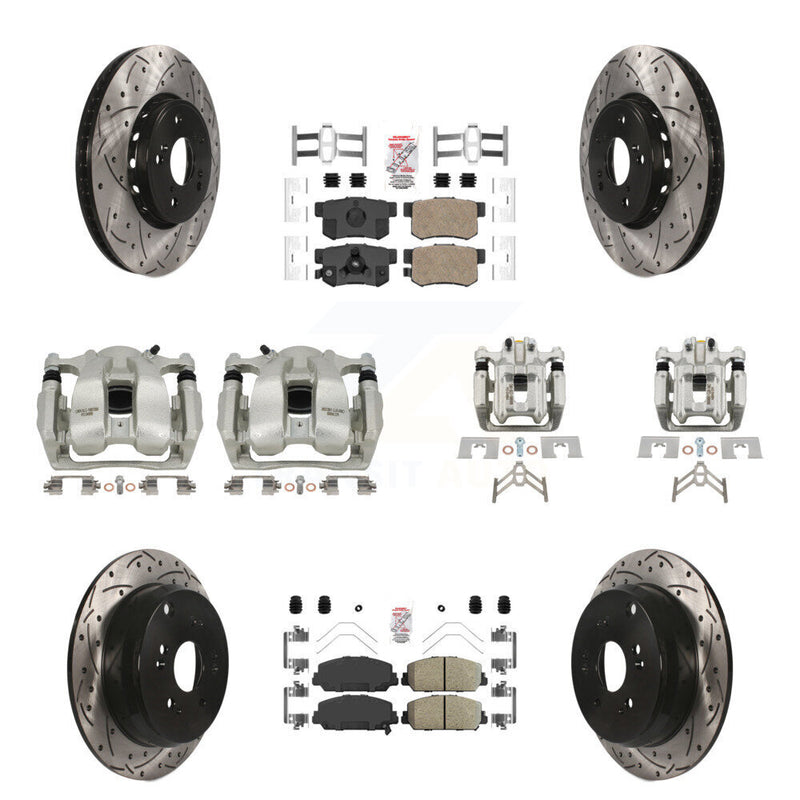Transit Auto KCD-100548N Disc Brake Kit for 2016-2018 Acura RDX - Front and Rear product image