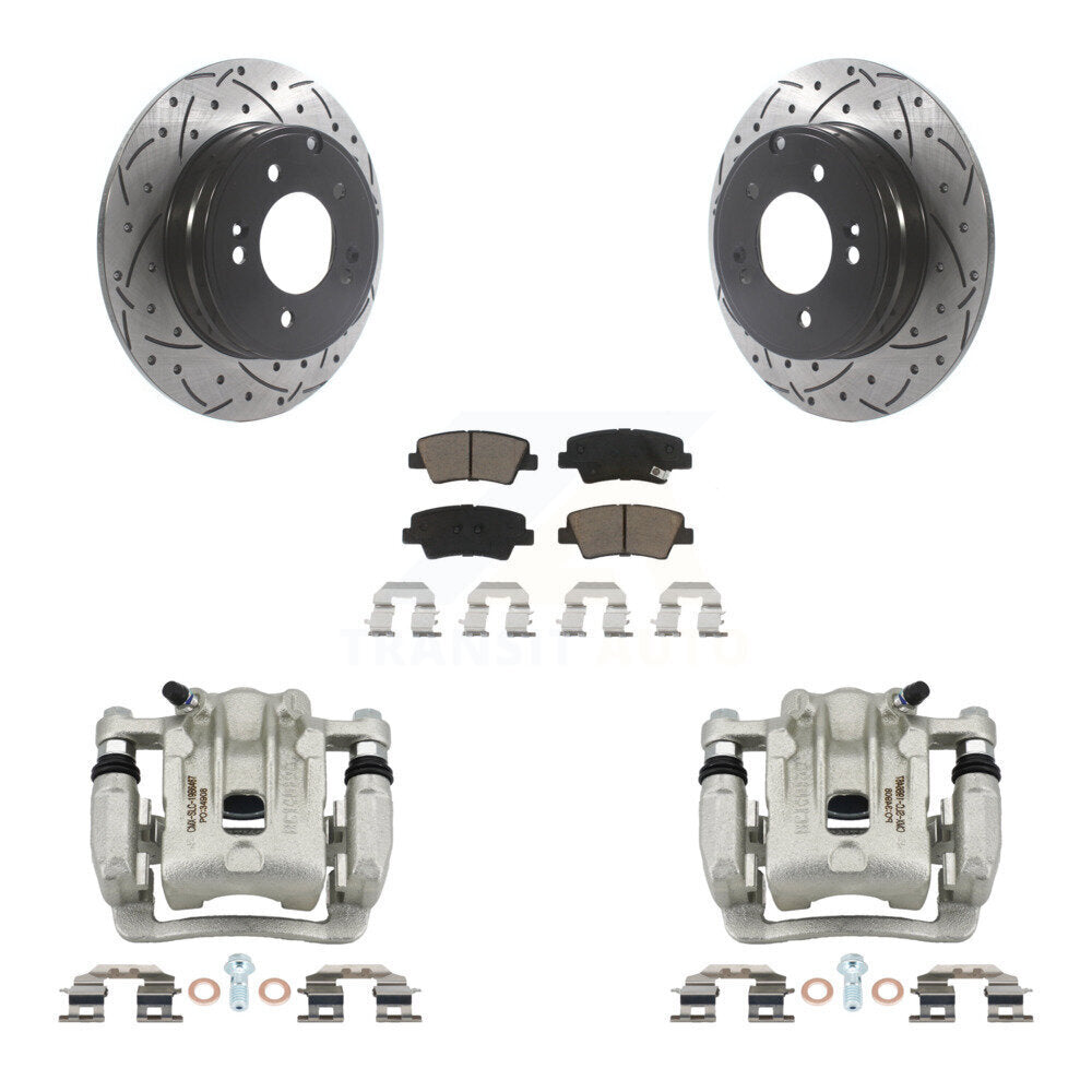 Transit Auto KCD-100549C Disc Brake Kit for 2011-2017 Hyundai Azera, Kia Optima - Rear product image