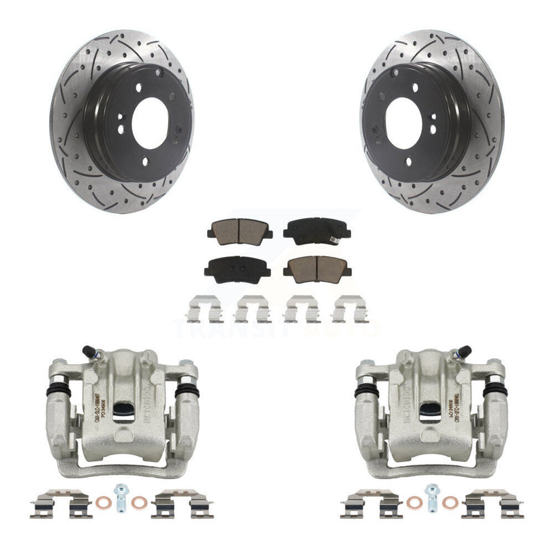 Transit Auto KCD-100549C Disc Brake Kit for 2011-2017 Hyundai Azera, Kia Optima - Rear product image