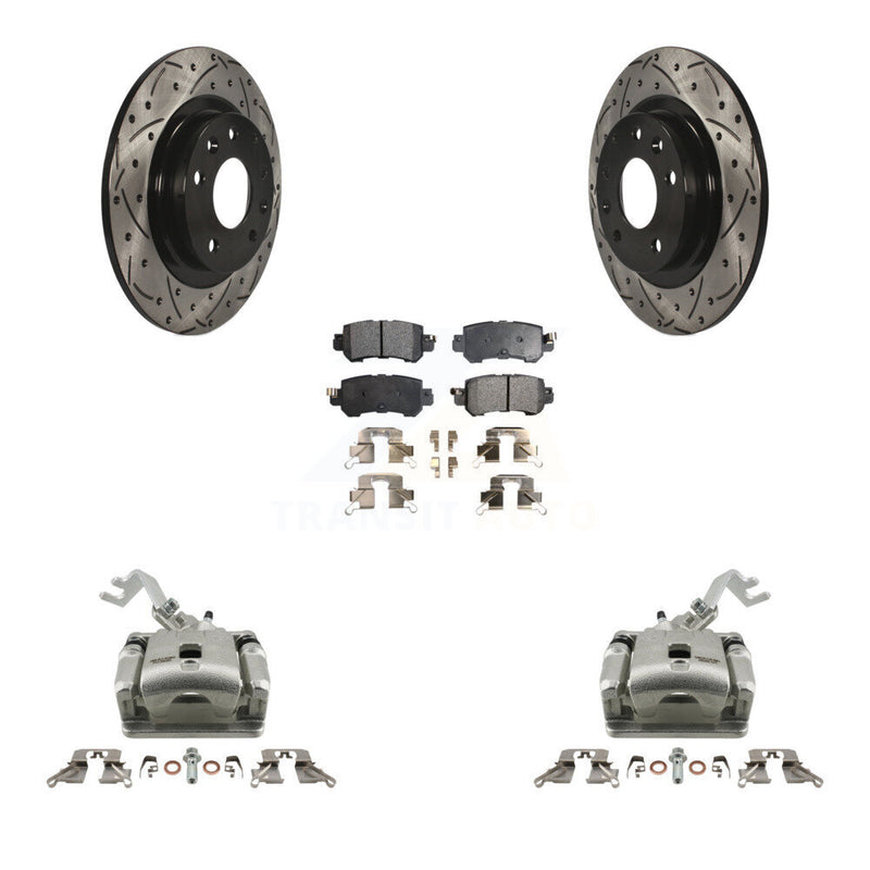 Transit Auto KCD-100550P Disc Brake Kit for 2016-2018 Mazda CX-3 - Rear product image