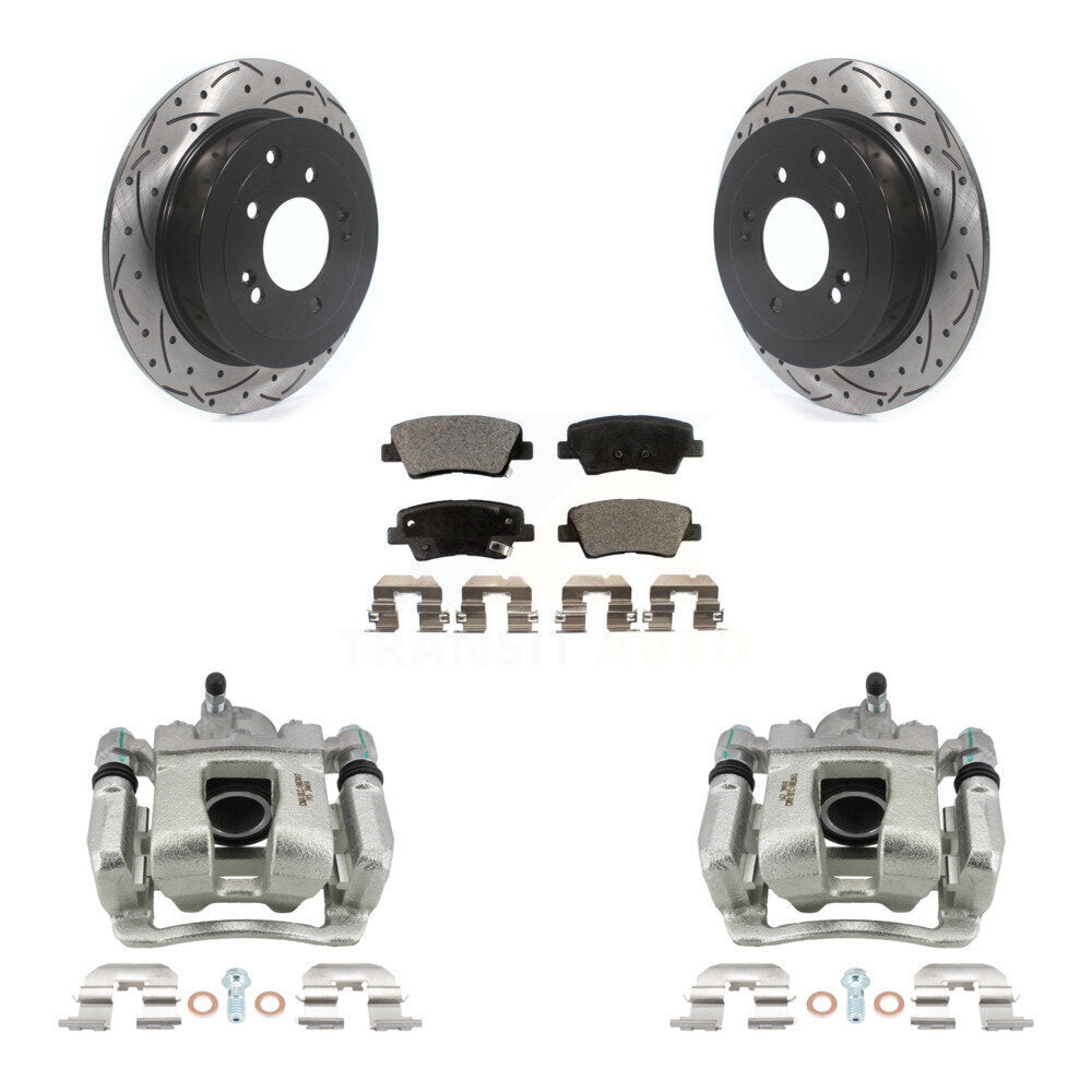Transit Auto KCD-100551T Disc Brake Kit for 2016-2021 Hyundai Tucson, Kia Sportage - Rear product image