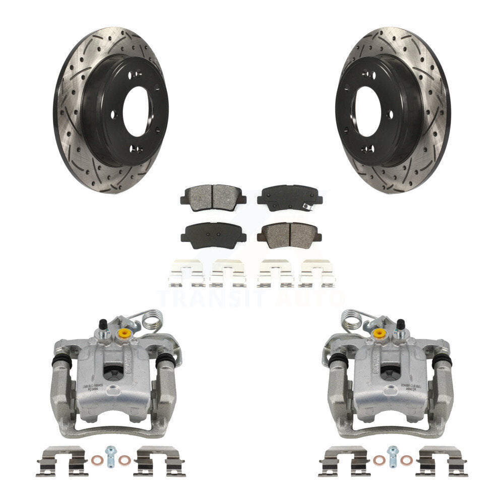 Transit Auto KCD-100552S Disc Brake Kit for 2011-2016 Hyundai Elantra, Hyundai Elantra Coupe - Rear product image