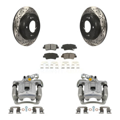 Transit Auto KCD-100552S Disc Brake Kit for 2011-2016 Hyundai Elantra, Hyundai Elantra Coupe - Rear product image