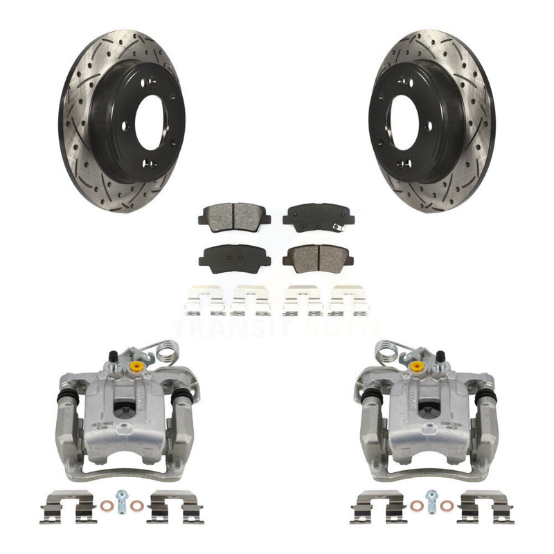 Transit Auto KCD-100552S Disc Brake Kit for 2011-2016 Hyundai Elantra, Hyundai Elantra Coupe - Rear product image