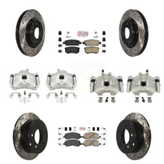 Transit Auto KCD-100553N Disc Brake Kit for 2007-2017 Chrysler 200, Dodge Caliber, Dodge Avenger & more - Front and Rear product image