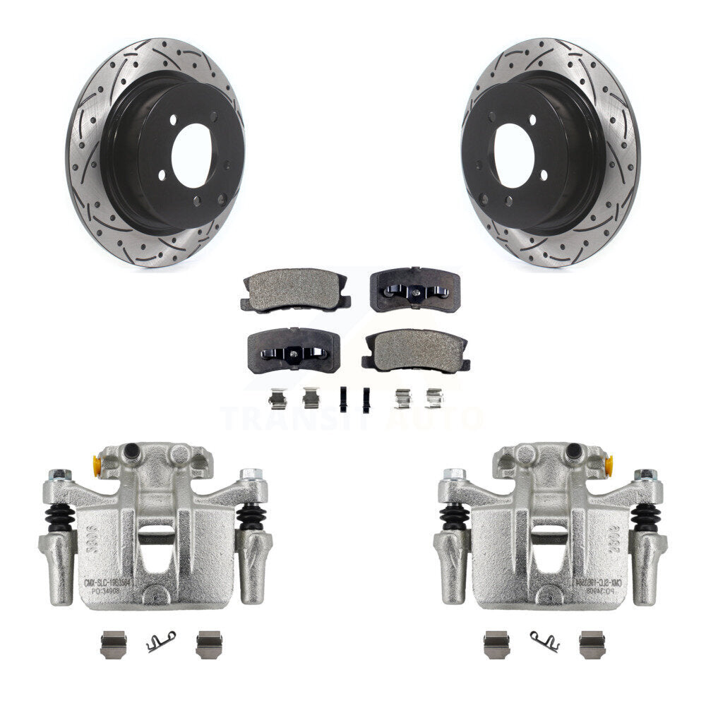 Transit Auto KCD-100553P Disc Brake Kit for 2011-2013 Mitsubishi Outlander - Rear product image