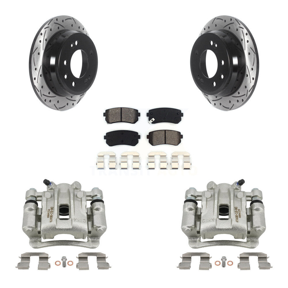 Transit Auto KCD-100553S Disc Brake Kit for 2009-2012 Hyundai Elantra - Rear product image