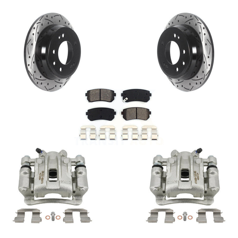 Transit Auto KCD-100553S Disc Brake Kit for 2009-2012 Hyundai Elantra - Rear product image