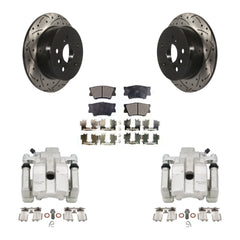 Transit Auto KCD-100553T Disc Brake Kit for 2012-2018 Lexus ES300h, Lexus ES350, Toyota Avalon & more - Rear product image