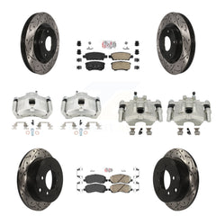 Transit Auto KCD-100555N Disc Brake Kit for 2007-2017 Chrysler 200, Dodge Caliber, Dodge Avenger & more - Front and Rear product image