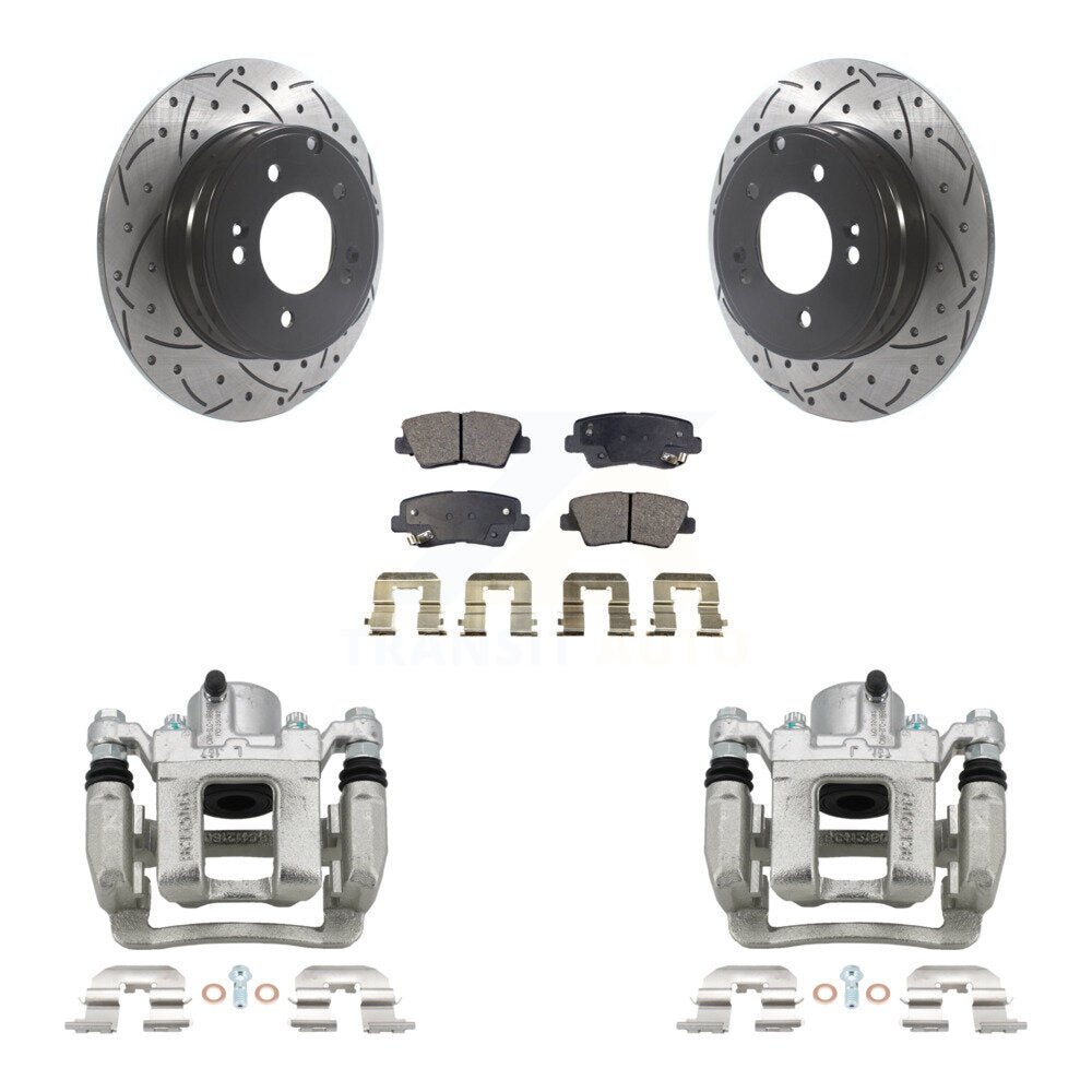 Transit Auto KCD-100555P Disc Brake Kit for 2011-2015 Hyundai Sonata, Kia Optima - Rear product image