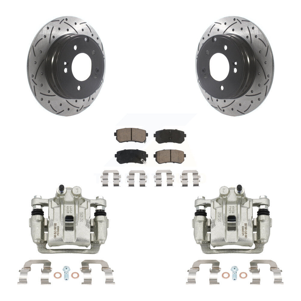 Transit Auto KCD-100556C Disc Brake Kit for 2016-2019 Hyundai Sonata, Kia Optima - Rear product image