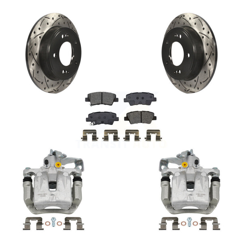 Transit Auto KCD-100556S Disc Brake Kit for 2016-2018 Hyundai Elantra GT, Kia Forte, Kia Forte5 & more - Rear product image
