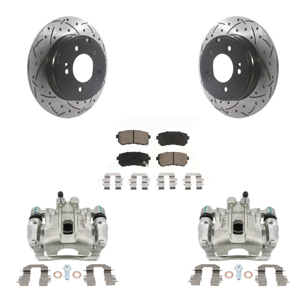 Transit Auto KCD-100557C Disc Brake Kit for 2016-2020 Hyundai Sonata, Kia Optima - Rear product image